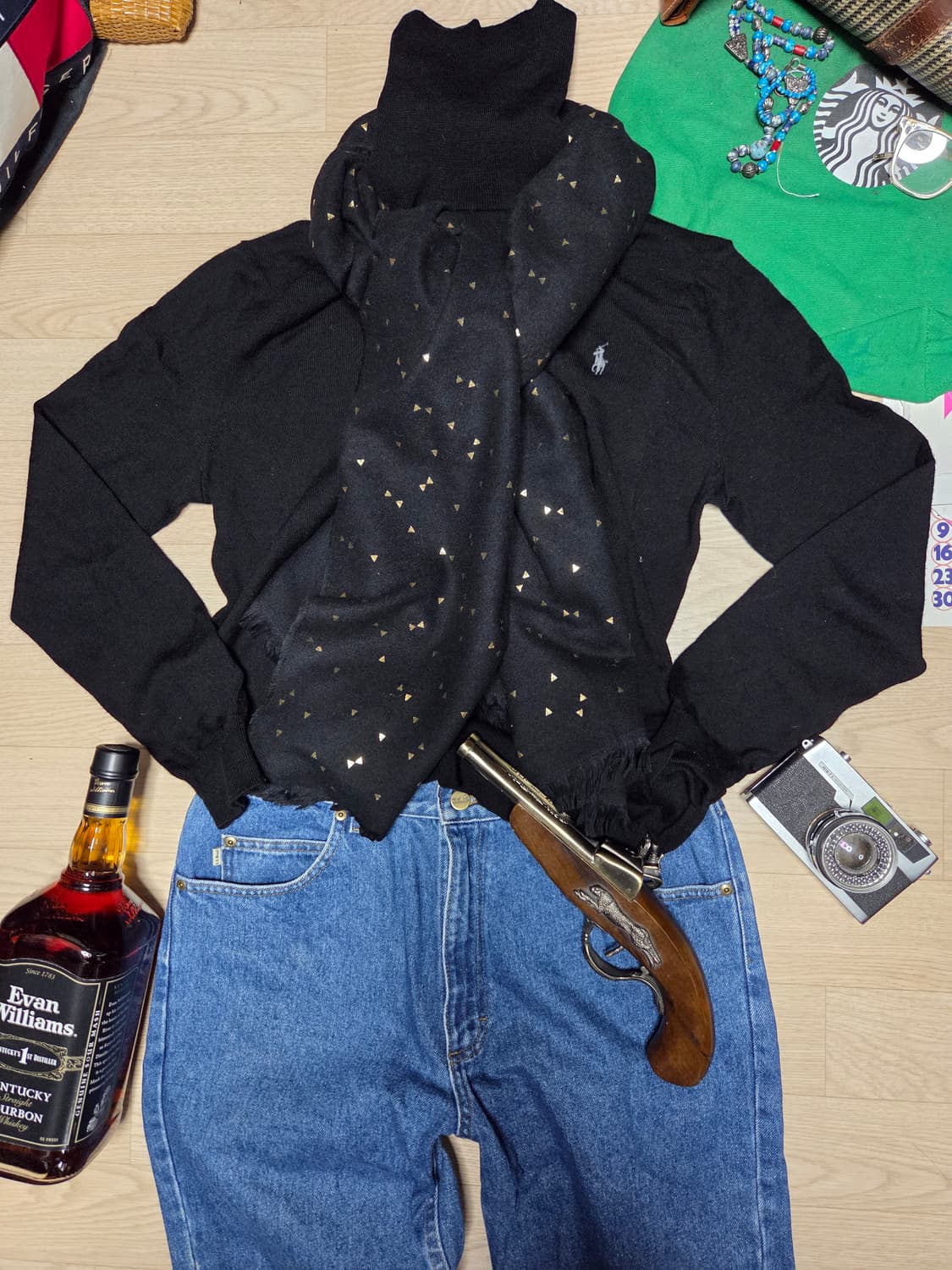 (새상품)HOLLISTER 머플러 목도리 스카프 상품이미지3