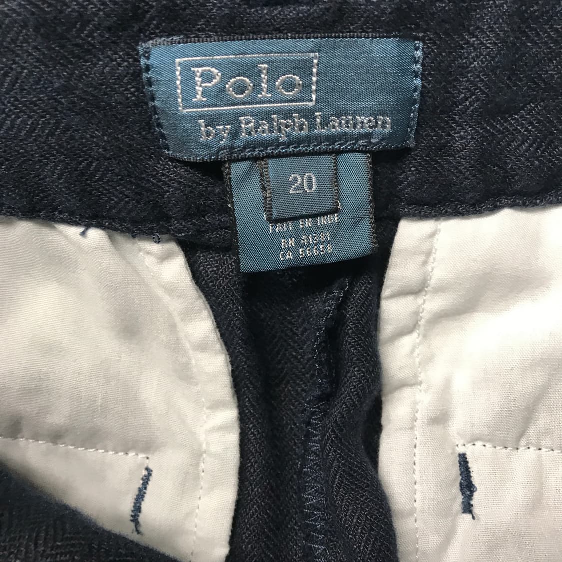 폴로 랄프로렌 린넨 치노 팬츠 네이비 20 상품이미지6