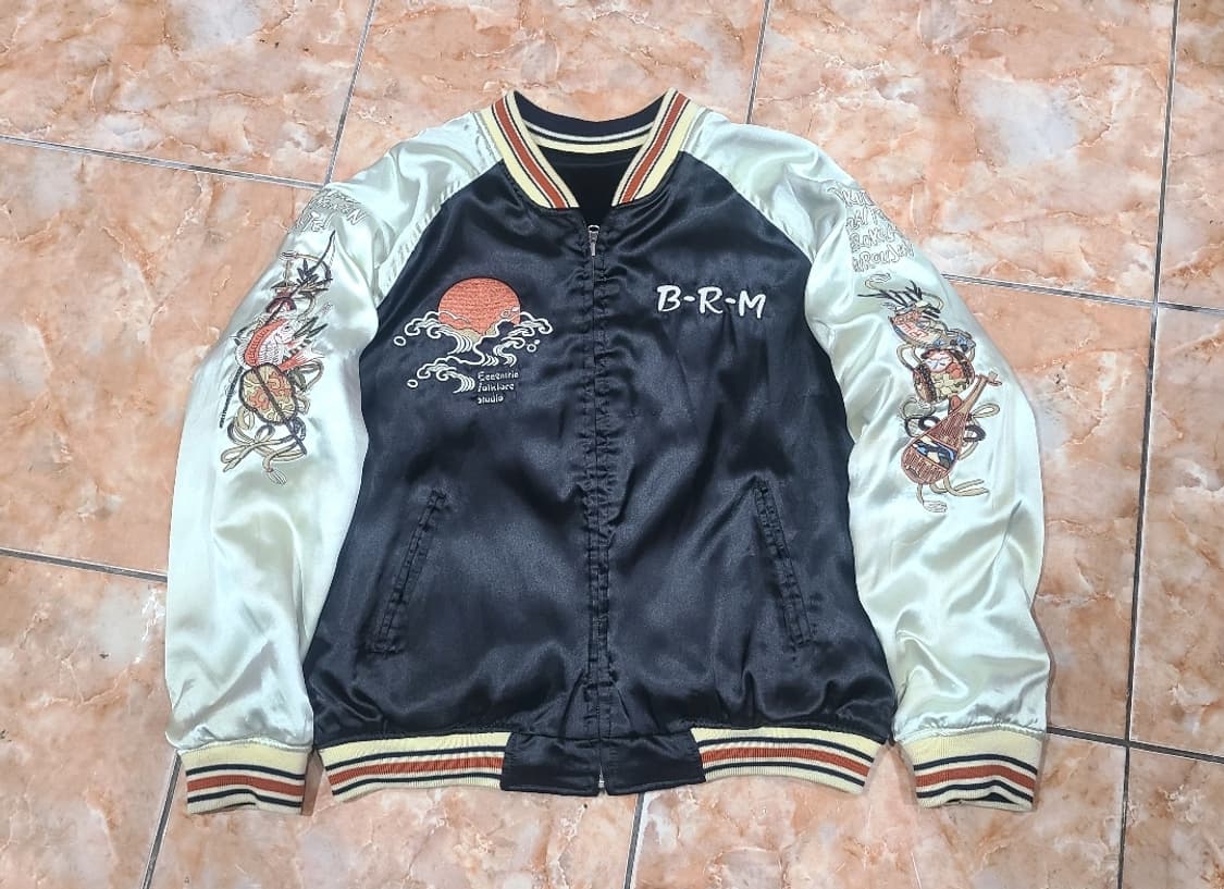 B-R-M SEVEN LUCKY GODS 리버시블 스카쟌 상품이미지2