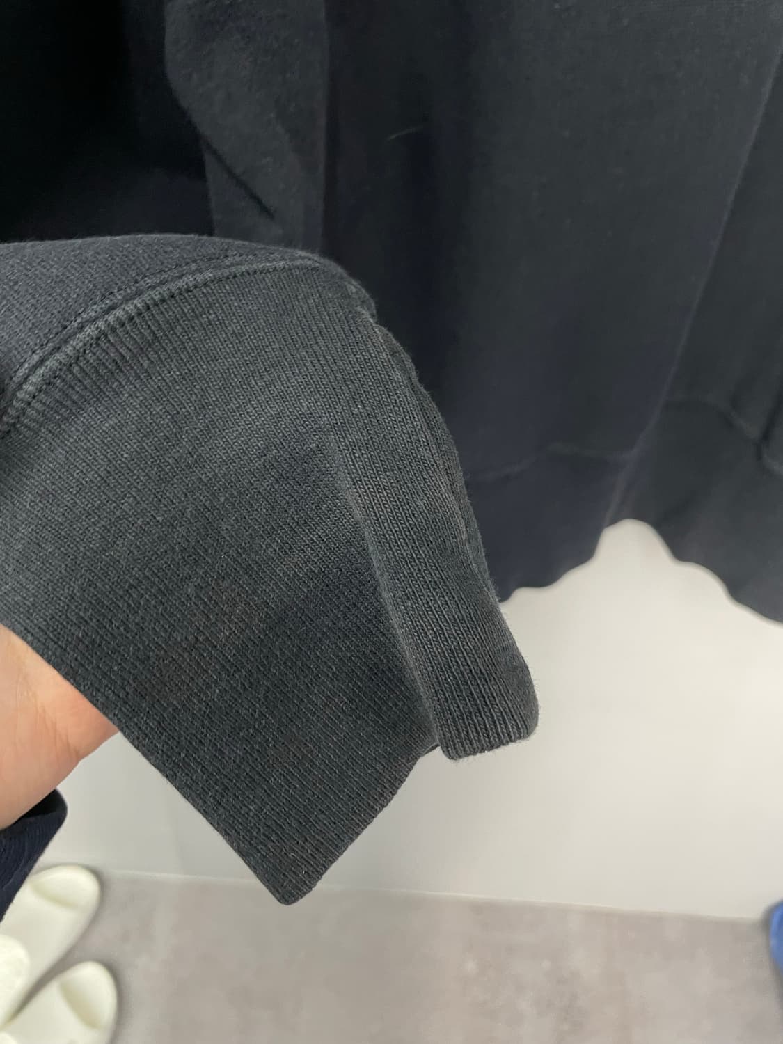 챔피온 리버스 위브 빅로고 블랙 맨투맨 H2569 상품이미지9