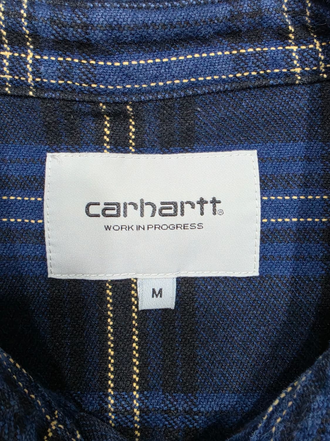 칼하트 wip 투포켓 프랭클린 플란넬 체크 셔츠 M 상품이미지6