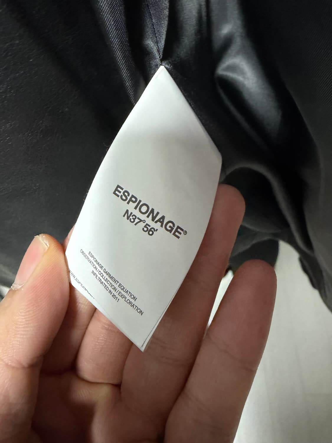 에스피오나지 Car Coat (Faux Leather) Black 상품이미지4