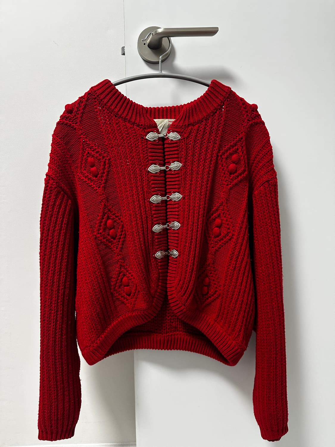 여자 웨스턴 레드 가디건 (토가 리메이크) 상품이미지1