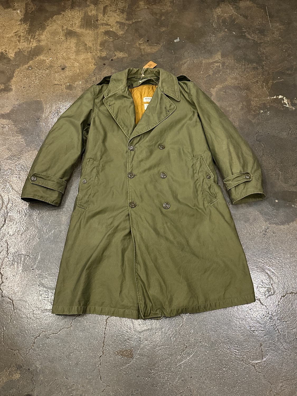 Original 1950s M-1950 Over coat 피쉬테일 야상 상품이미지1