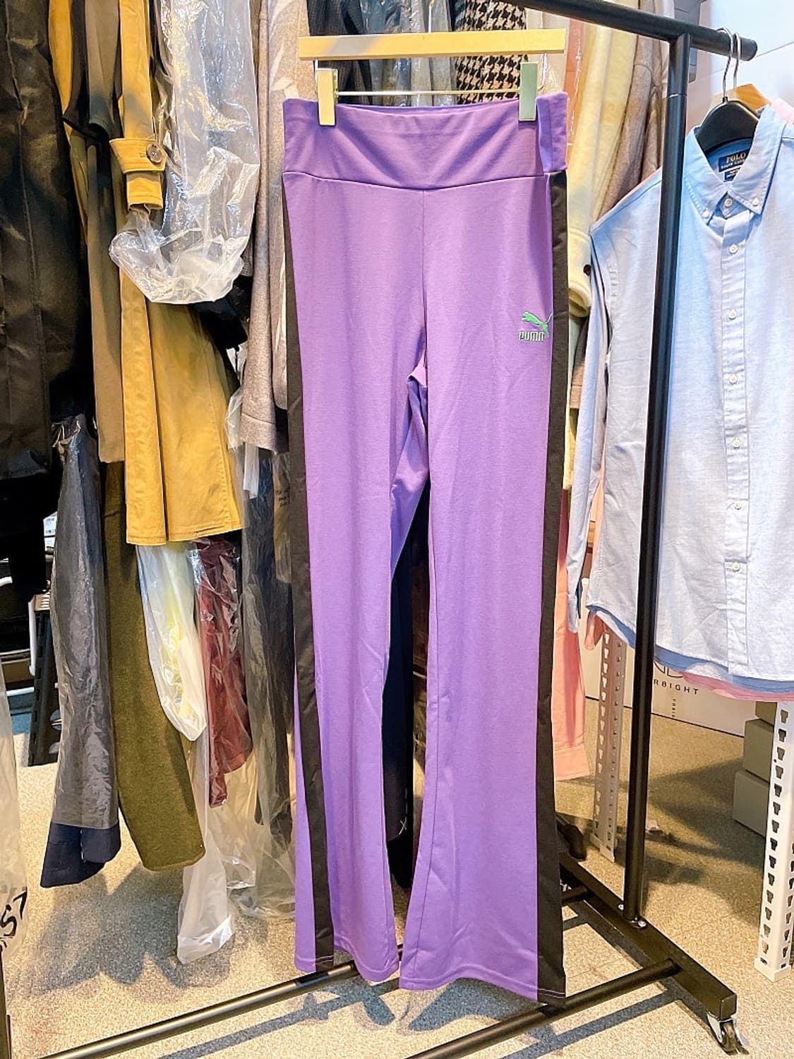 (정품/새상품) 푸마 X 두아리파 여성 퍼플 트레이닝 트랙 팬츠 상품이미지2