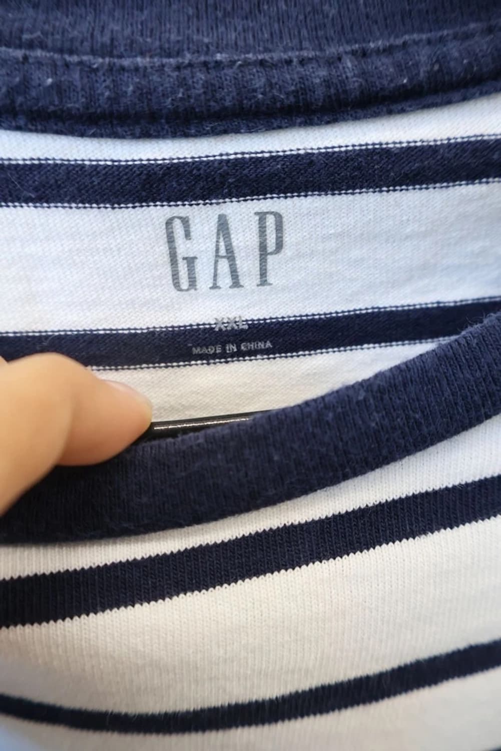 GAP Kids Stripe Ringer Tee Navy 상품이미지5