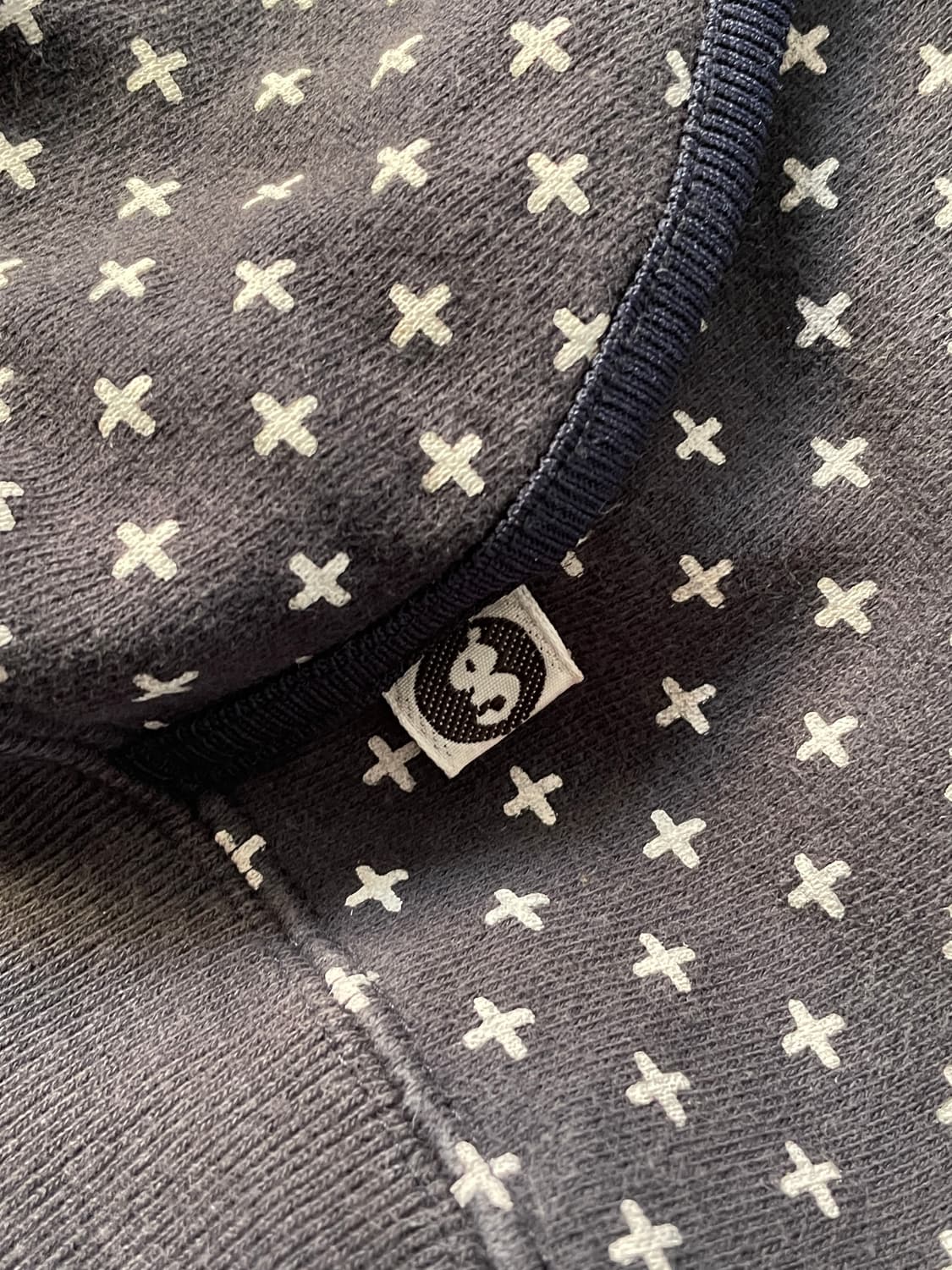 00s goodenough sashiko navy hoodie 상품이미지10