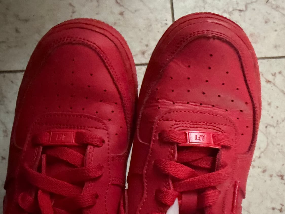 나이키 에어포스 1 '07 LV8 로우 트리플 레드 240 상품이미지5