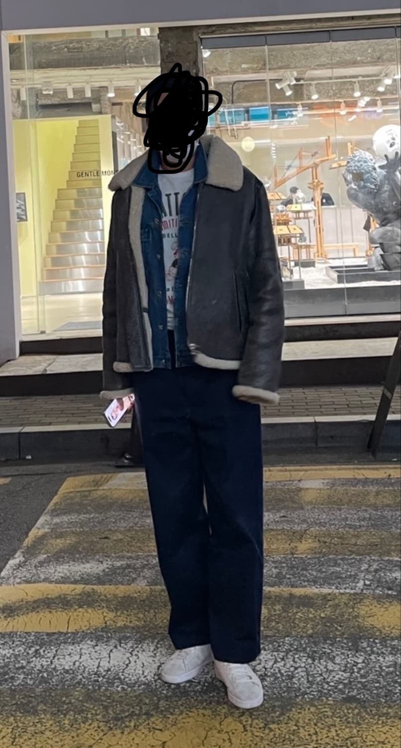 [지금 입어야 할!] 아크네 Acne 무스탕 무통 자켓 XL 52 상품이미지10