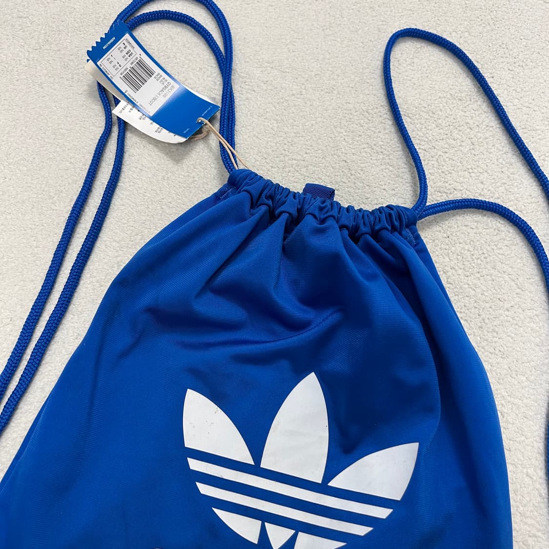 Adidas blue trefoil gym sack 상품이미지5