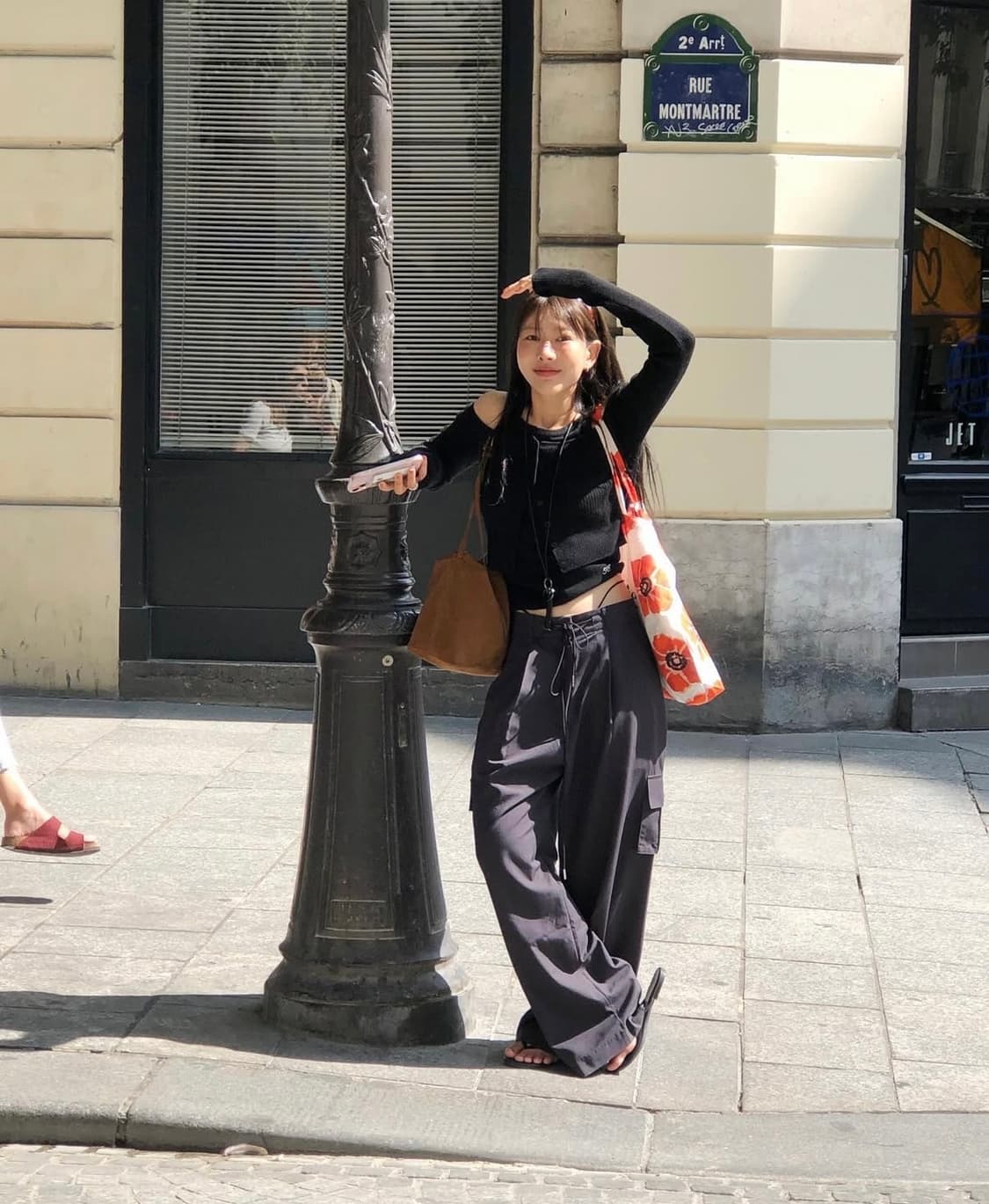 (새상품) 포에토 2 String Glady pants charcoal 상품이미지6