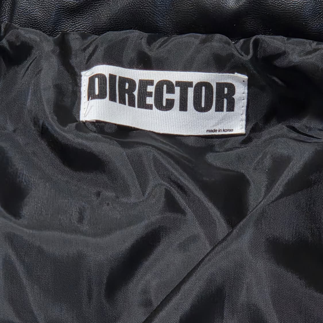 Director 여성 빈티지 페이크 레더 크롭 점퍼 상품이미지4