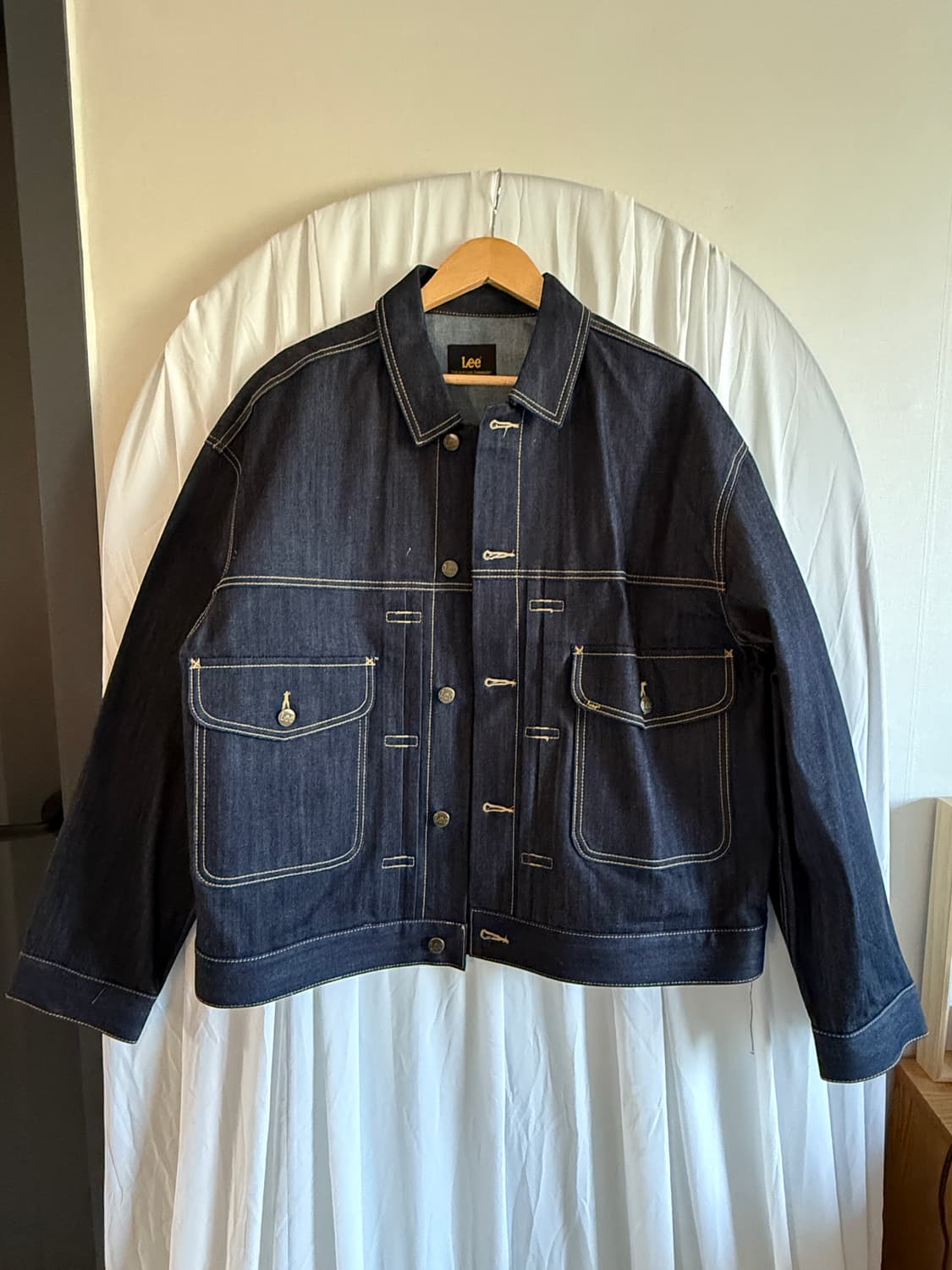 Lee 리 코듀라 RAW 데님 셋업(인디고 로우) 상품이미지4