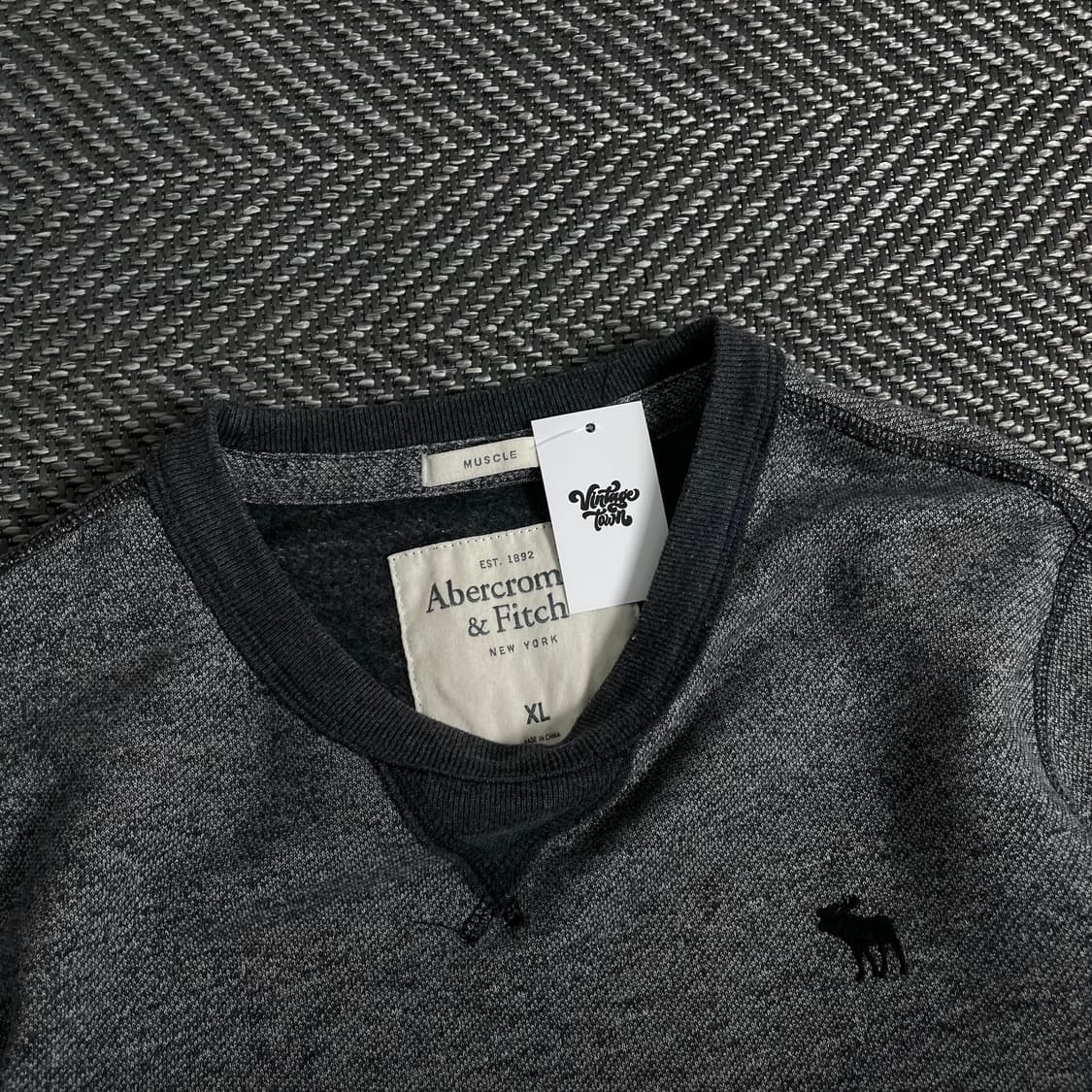 아베크롬비 y2k 디테일 크루넥 스웻 셔츠o 3697 상품이미지5