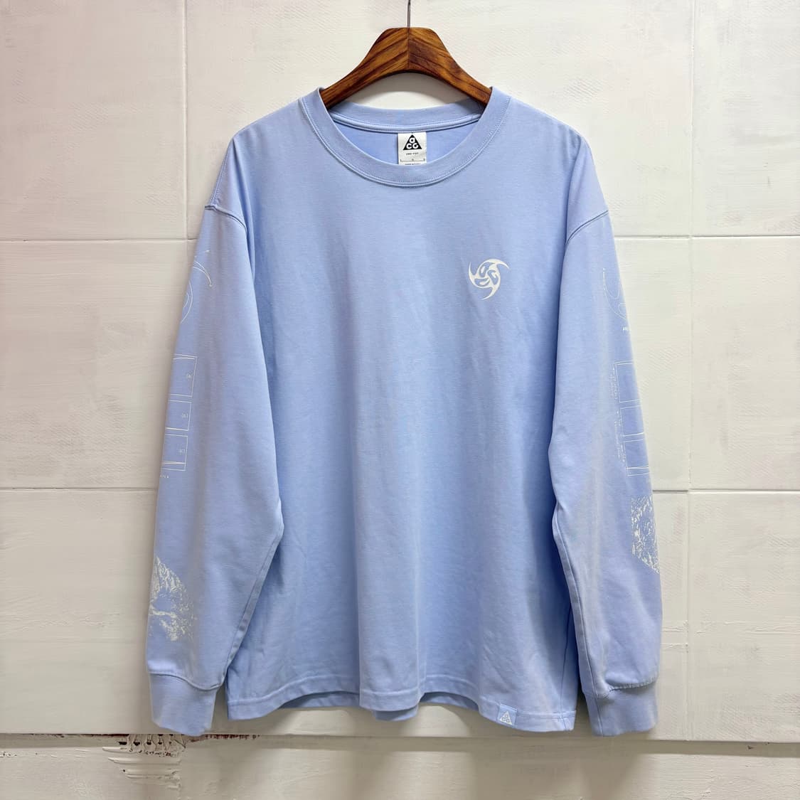 NIKE 나이키 ACG 토포 롱슬리브 티셔츠 코발트 블리스 긴팔티셔츠 L 상품이미지4