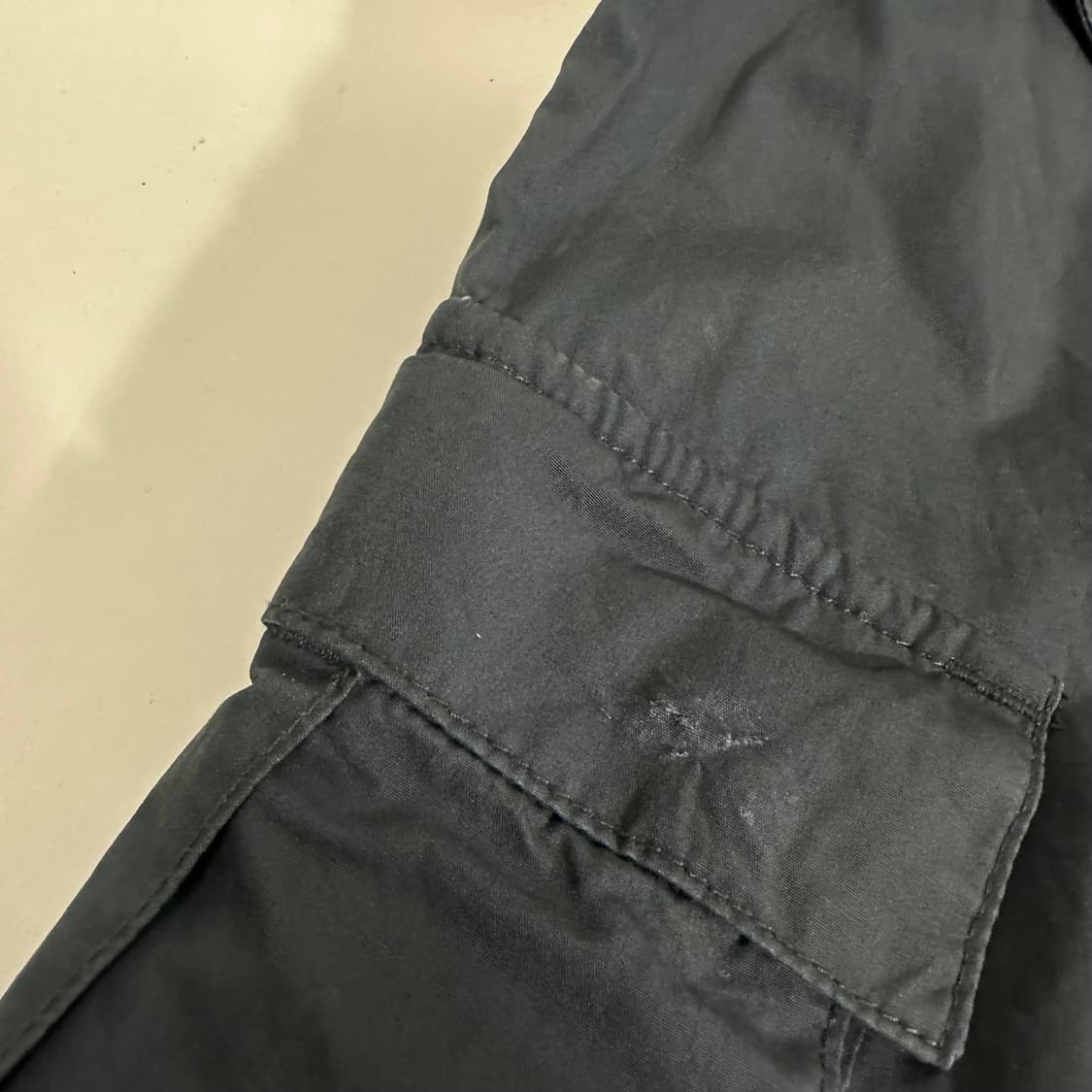 1 우먼M 빔스보이즈 먹색 A라인 부스럭면 카고스커트 상품이미지7