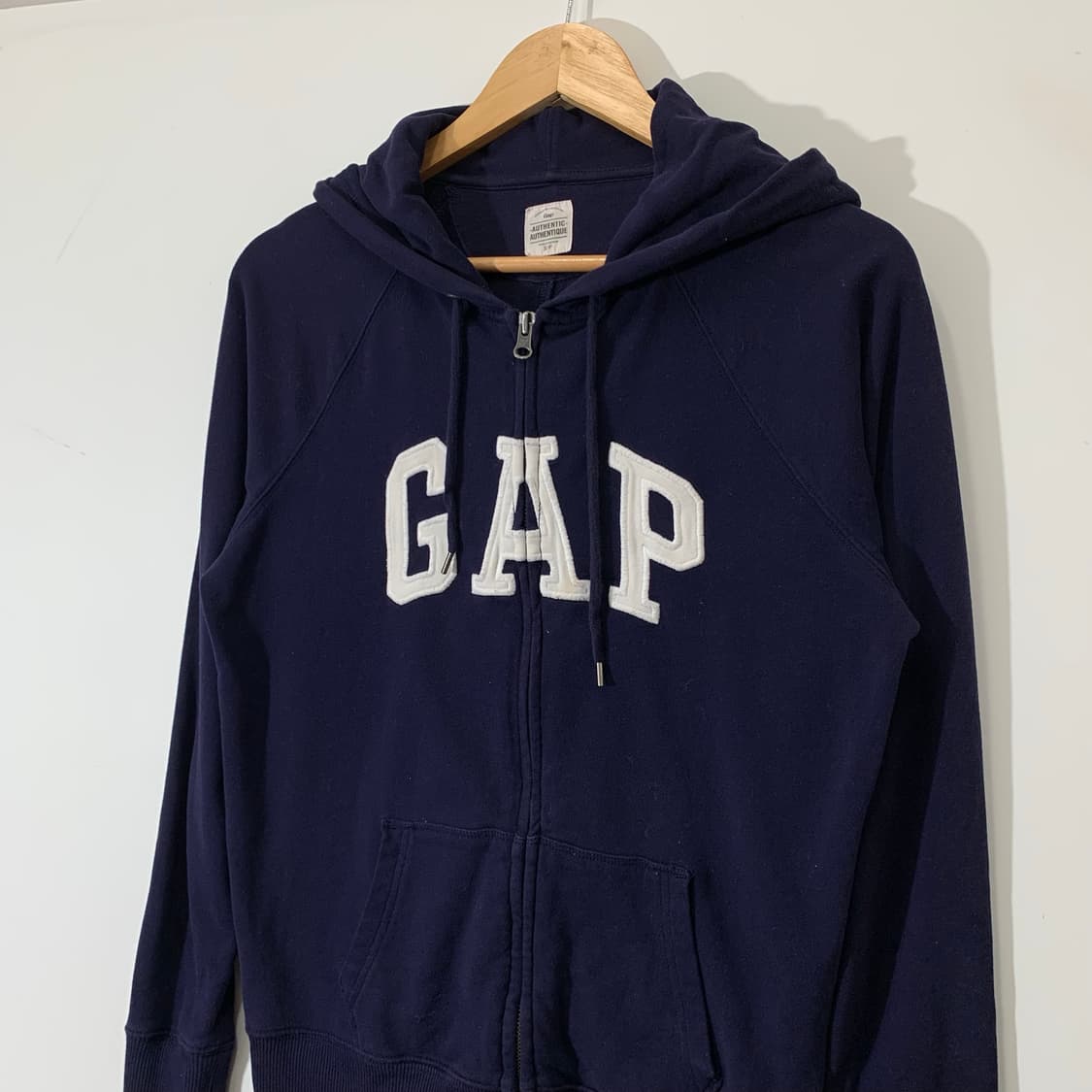GAP 갭 로고 집업 후드 네이비 상품이미지2