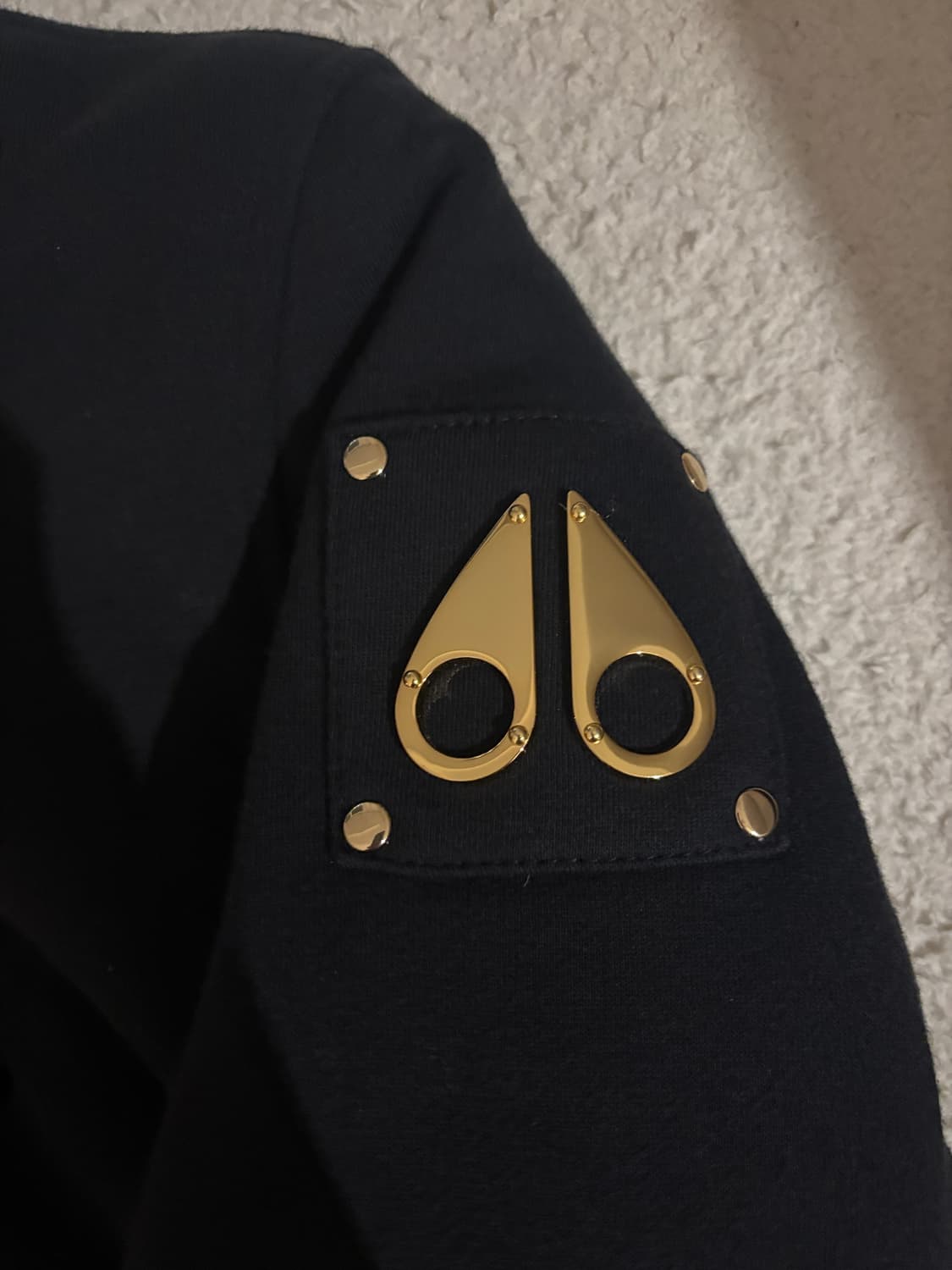 무스너클 후드집업 블랙 금장 상품이미지2