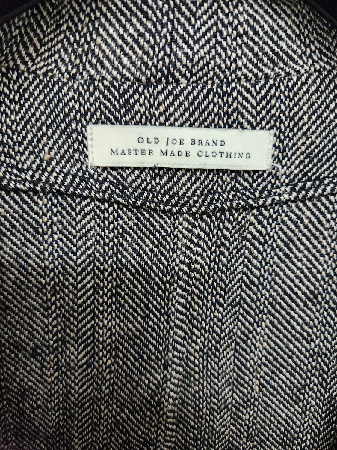 올드조 old joe 실크넵 헤링본 더스터 코트(샘플세일상품) 38 상품이미지4