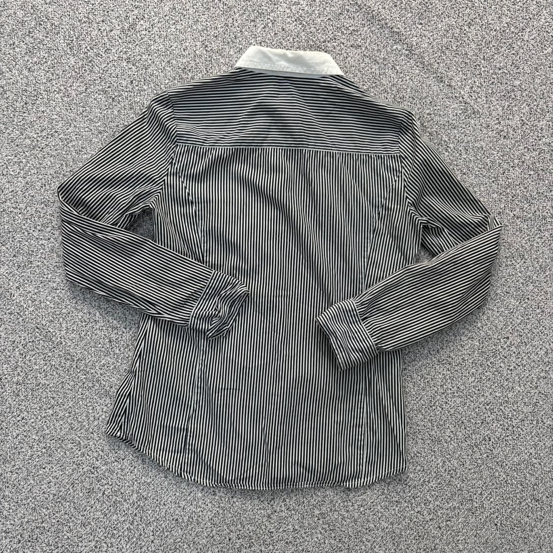 90 보세 스트라이프 셔츠 남방 0428J 상품이미지3
