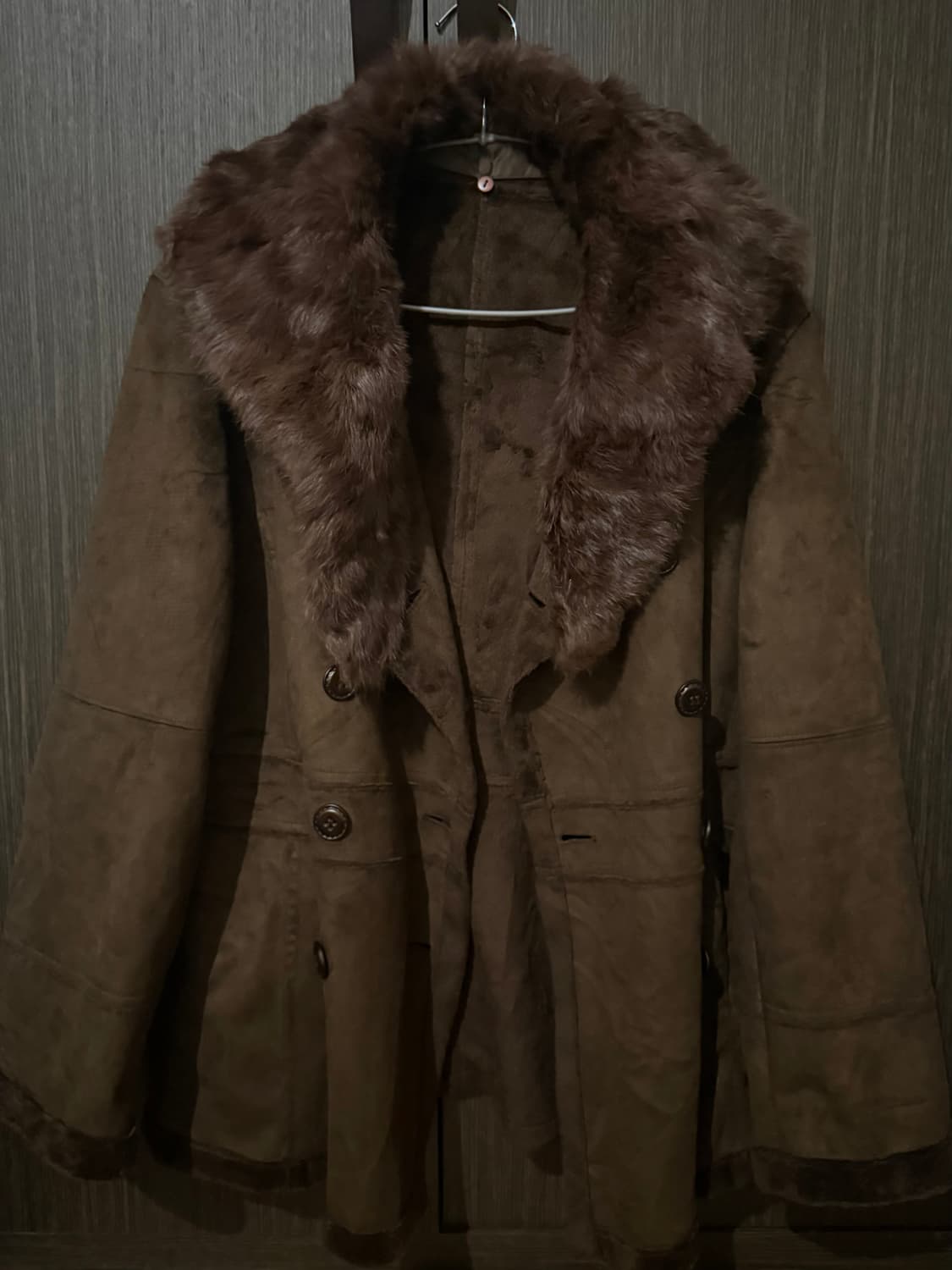 브라운 퍼자켓 상품이미지4