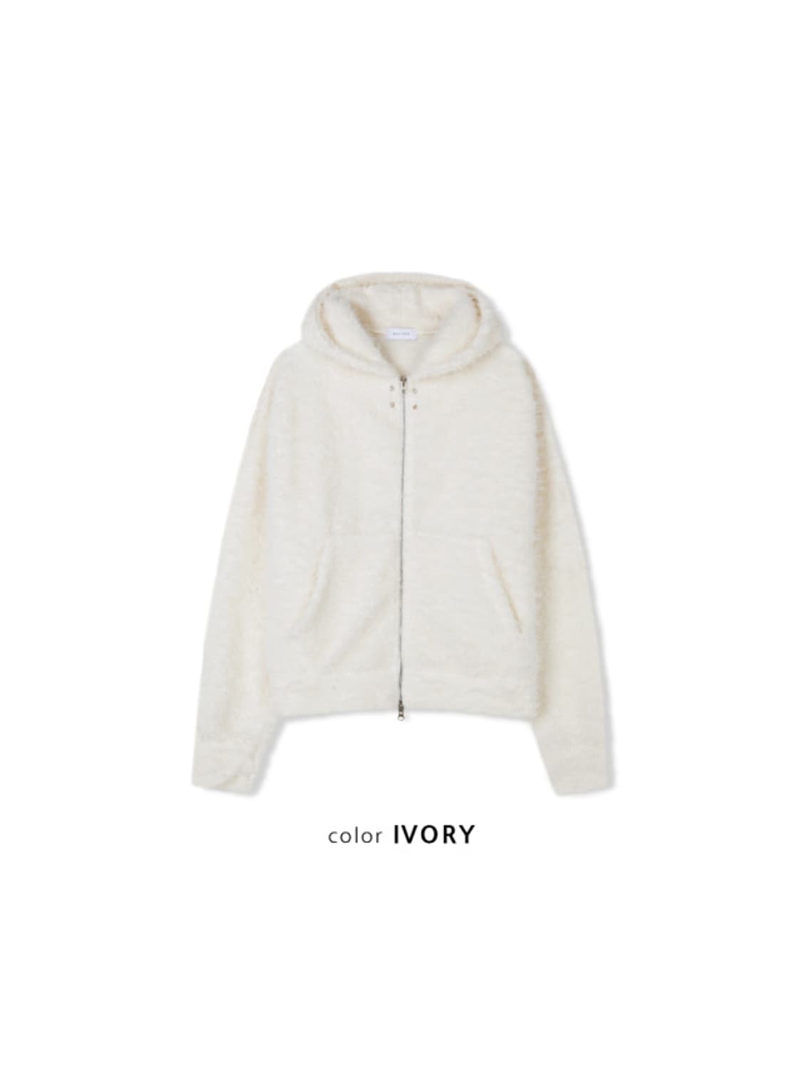 클라따 스노우 퍼 집업 아이보리 새상품 상품이미지3