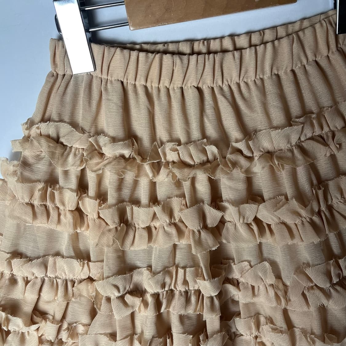 [Cinderella] 빈티지 러블리 러플드 쉬폰 미니스커트 상품이미지2