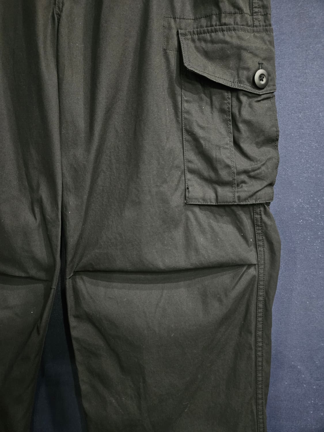 무신사 스탠다드 블랙 남성 허리 34~35 카고팬츠  상품이미지5