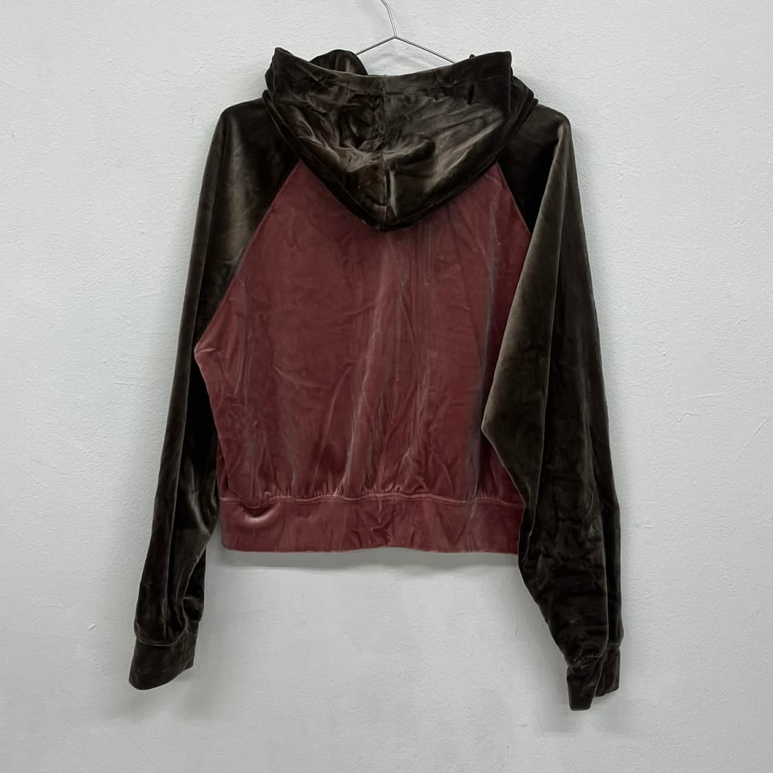 Gola 골라 벨루어 벨벳 크롭 후드집업 져지(F) 상품이미지6