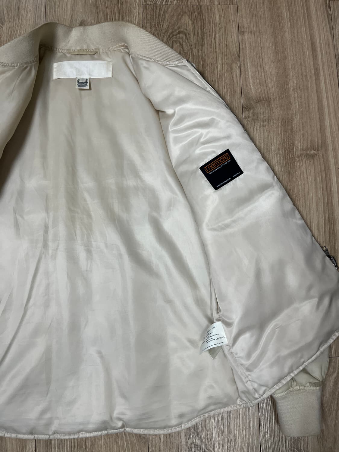 ARKET 아르켓 아이보리 퀼팅 자켓 상품이미지4