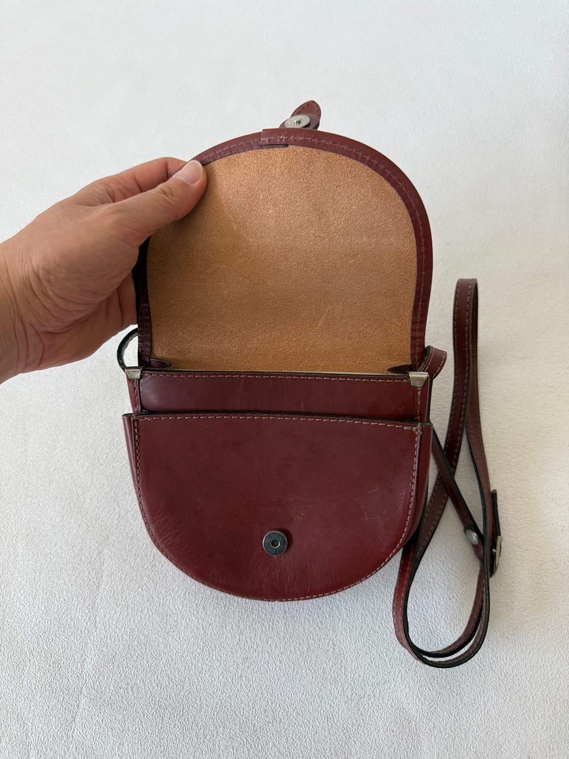 MADE IN ITALY 레더 미니 크로스백 상품이미지7