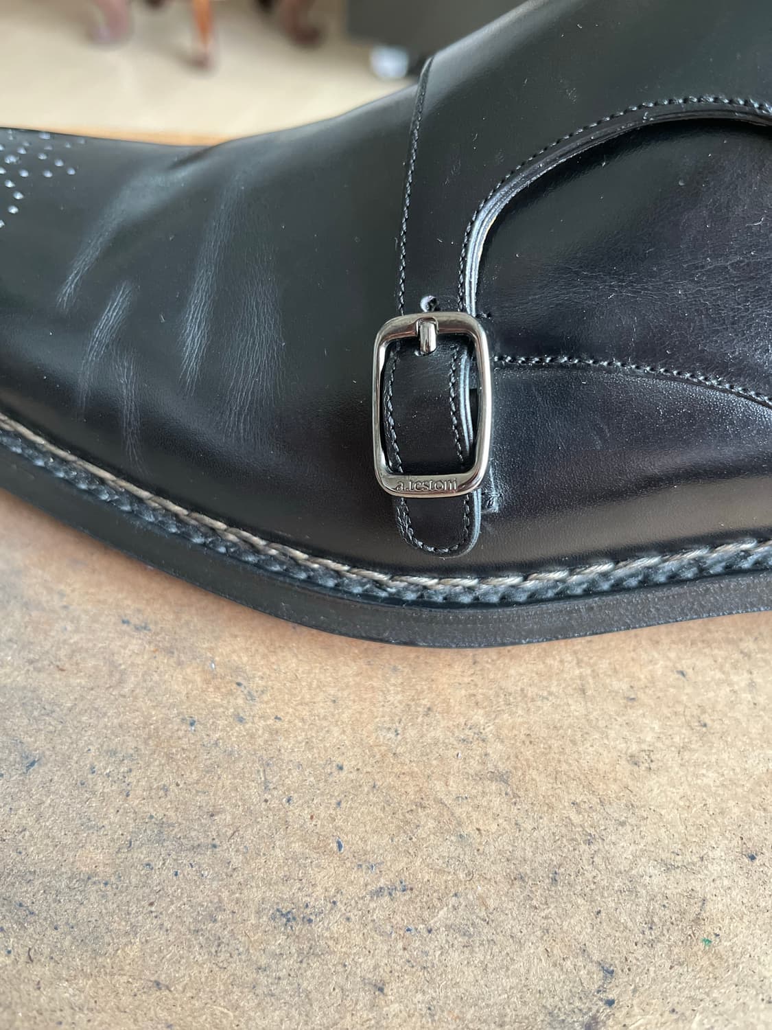 a.testoni 더블몽크 스트랩 슈즈 상품이미지5