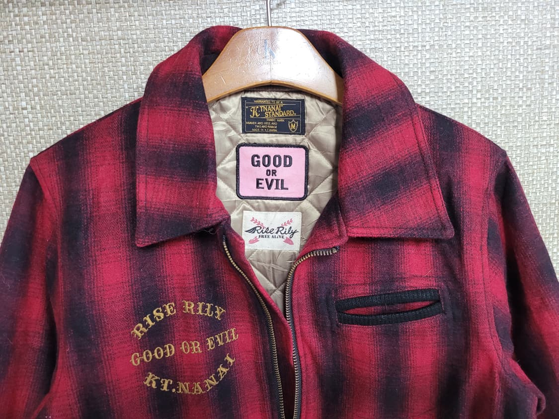 M 95사이즈 라이즈릴리 빈티지 자켓 아메카지 누빔 일본  상품이미지2