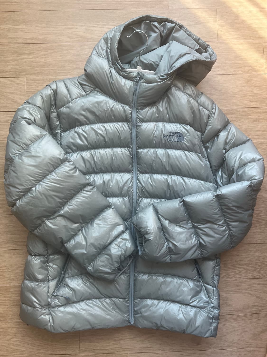 노스페이스 마티에르 EX RDS 다운 후디 라이트 그레이 - 25FW 상품이미지1