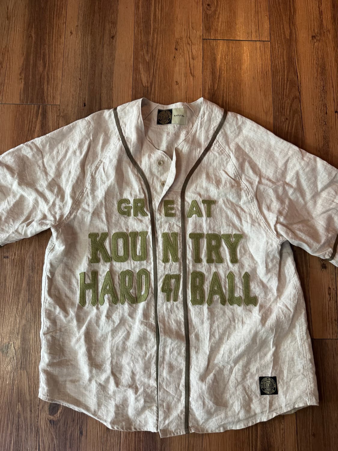 캐피탈 베이스볼 셔츠 3사이즈 상품이미지3