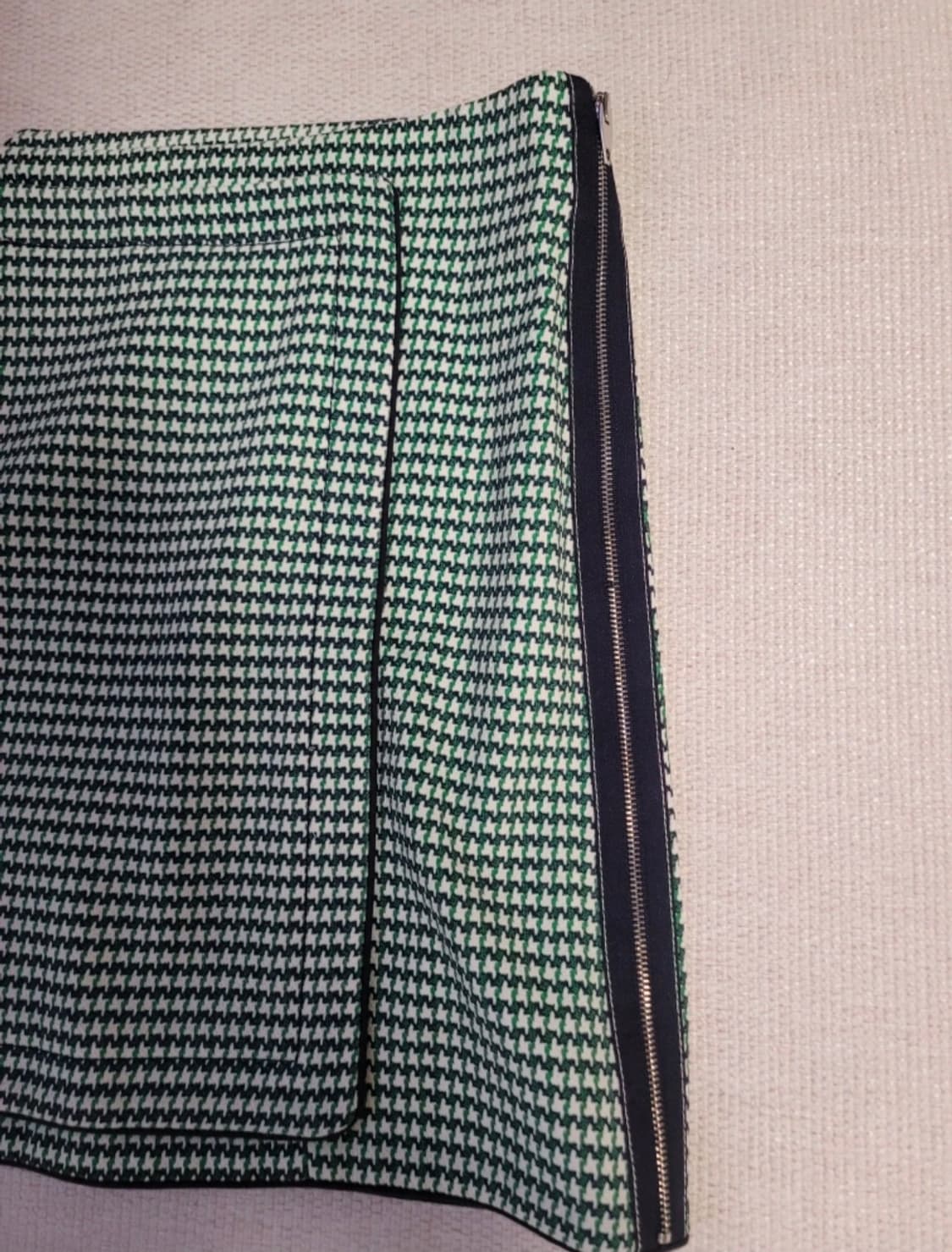 [DEWL/듀엘] 하운드투스 체크 랩 스타일 스커트 (55사이즈 상품이미지4