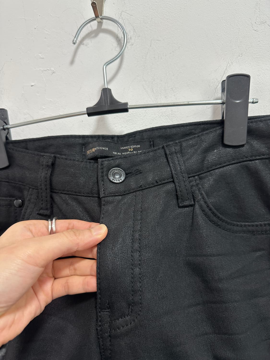 주름 가공 블랙 코팅진 상품이미지3