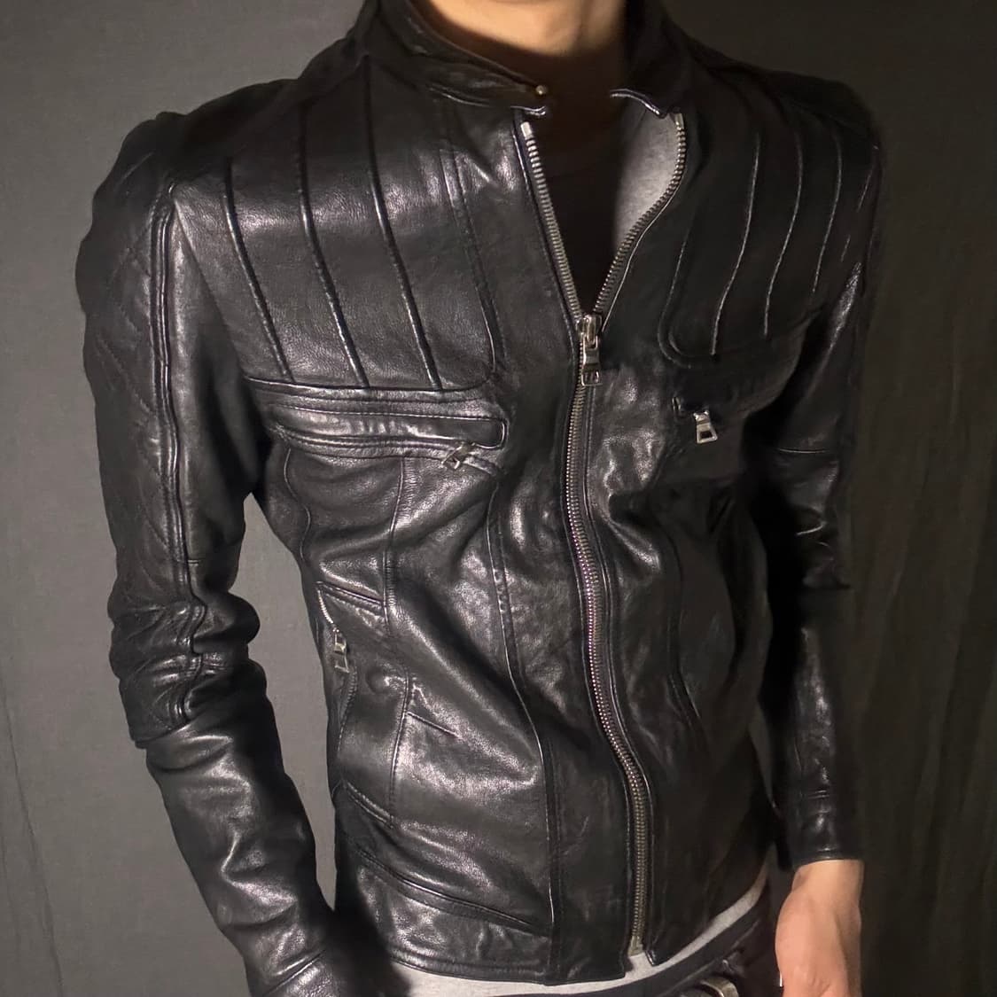 ltaly lamb skin leather jacket 상품이미지1