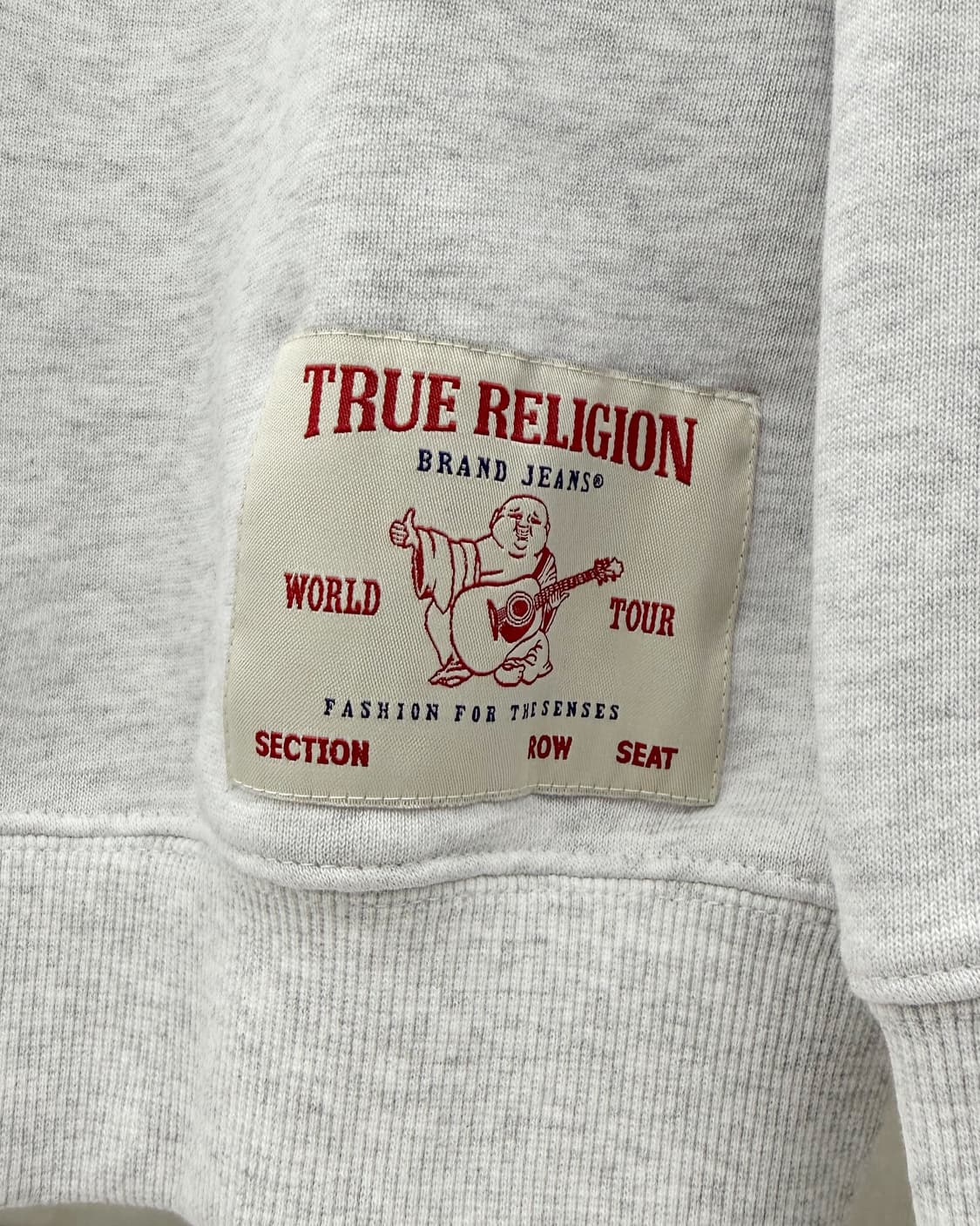 트루릴리젼 USA 성조기 크루넥 스웻 맨투맨 그레이 상품이미지6