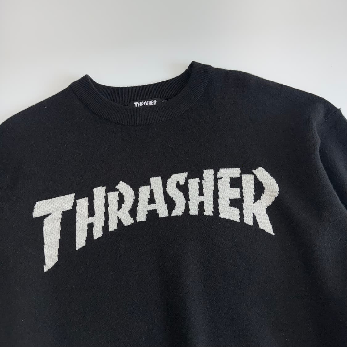 Thrasher 트레셔 블랙 니트 상품이미지4