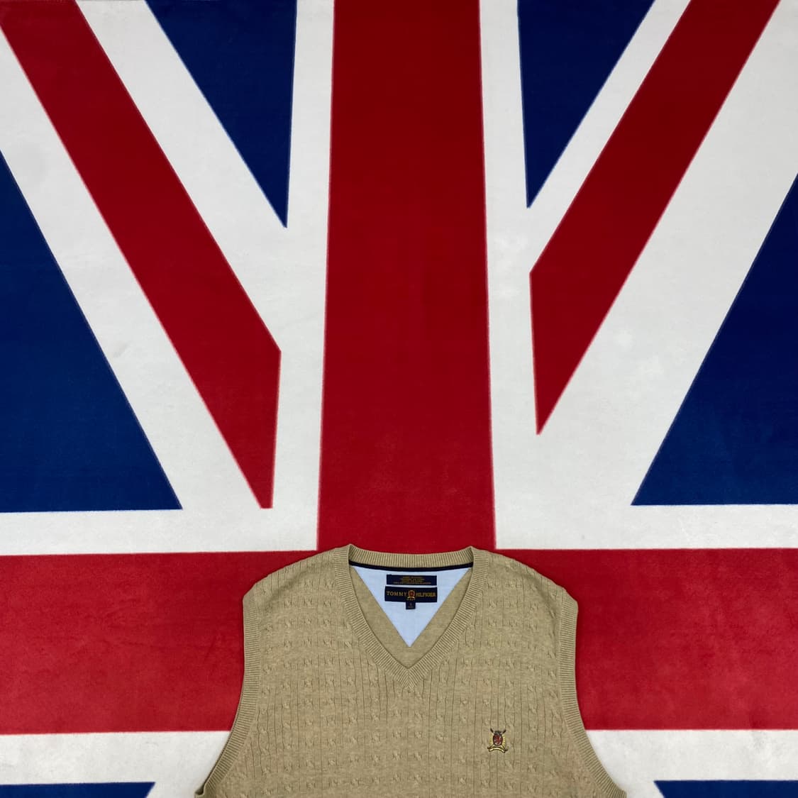 타미힐피거 니트조끼 S 실측 M  상품이미지2