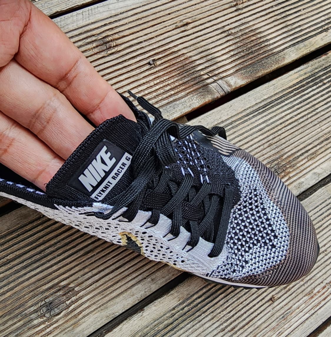 나이키 플라이니트 레이서 골프 검흰 909756-001(280) 상품이미지7