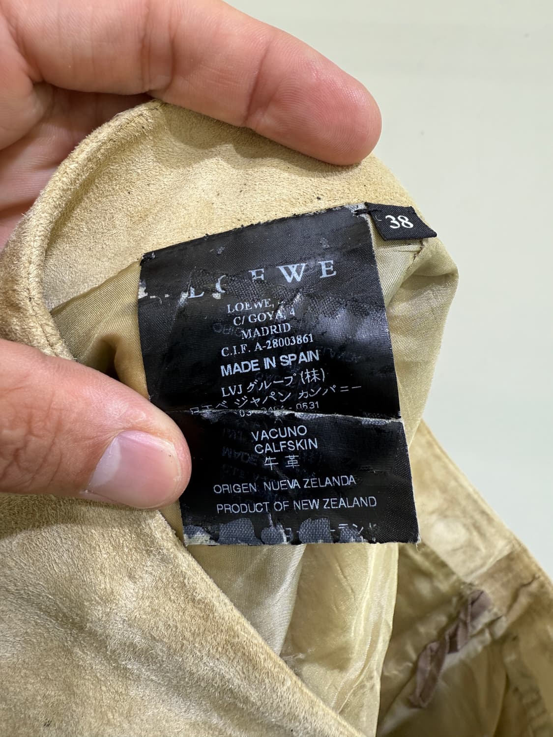 LOEWE (Made in Spain) 레더 스커트 상품이미지7