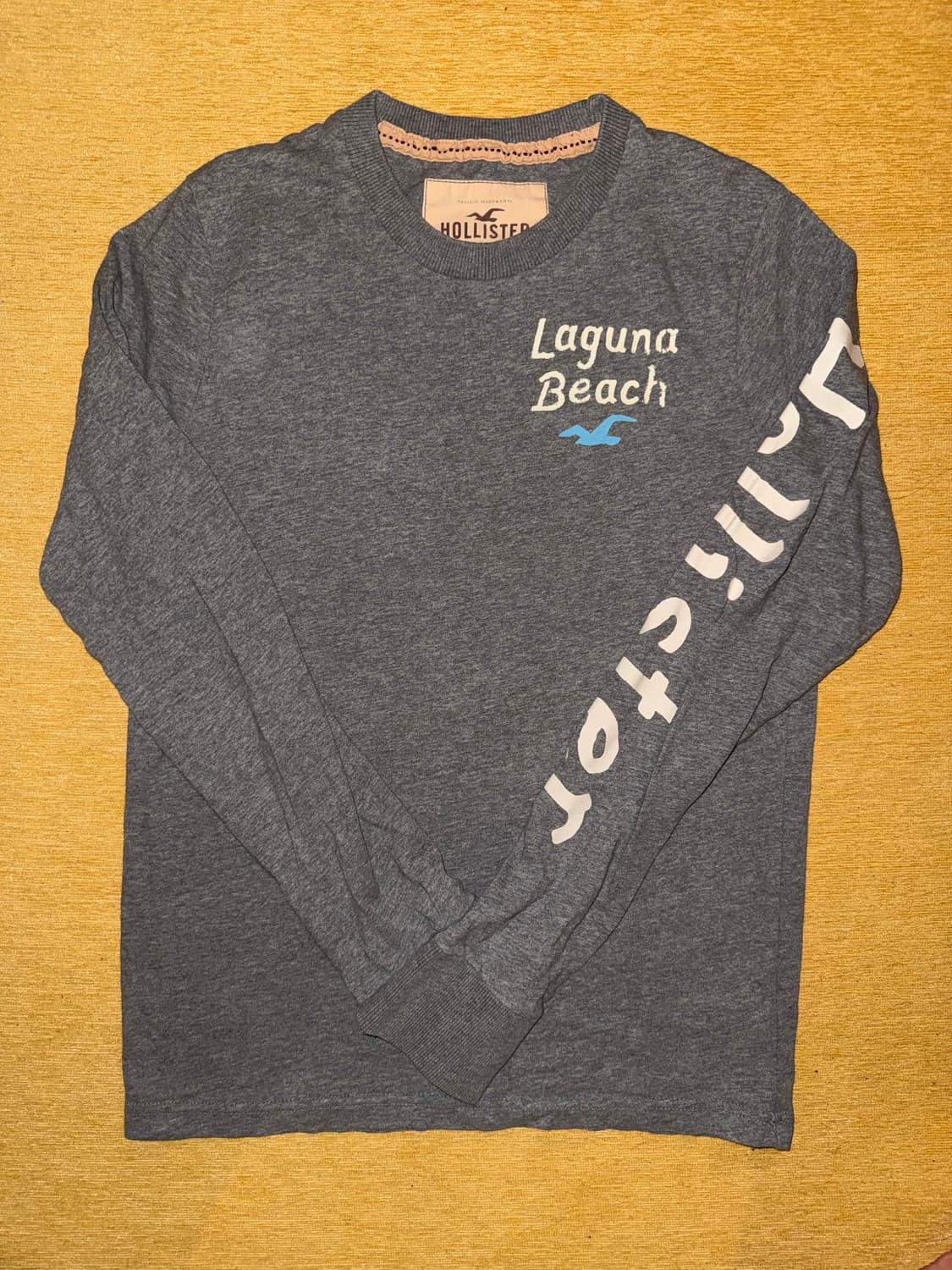 홀리스터 그레이 긴팔티 S 상품이미지1