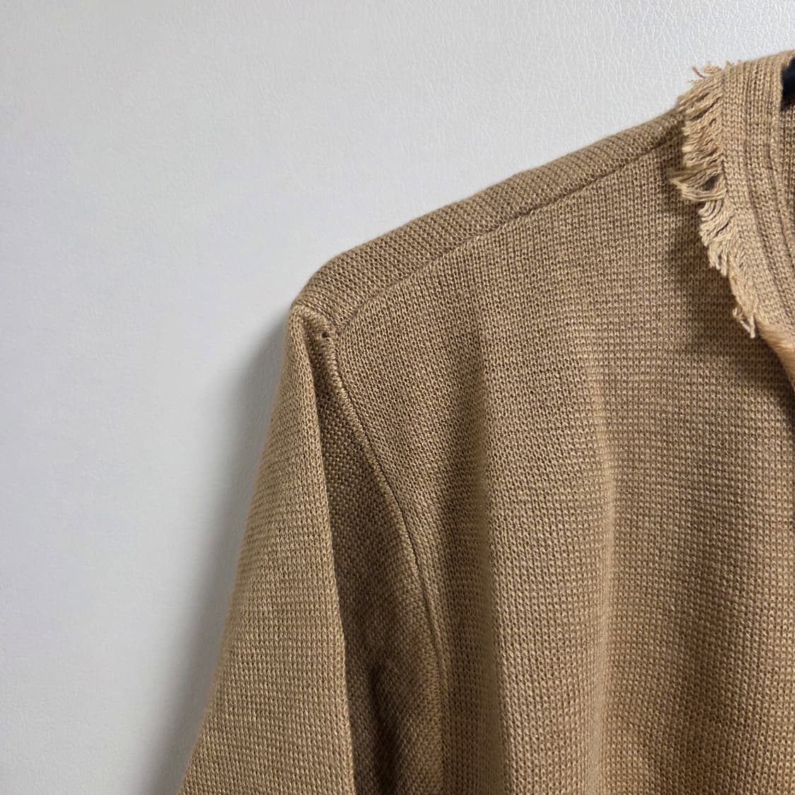 Charm duet 웨스턴 울혼방 니트 집업 M-L 상품이미지4