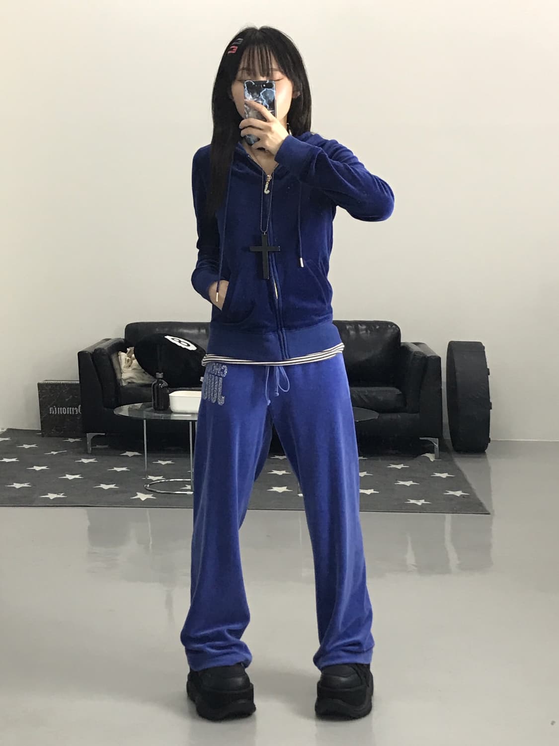 Juicy Couture Navy Zip Up Hoodies 상품이미지1