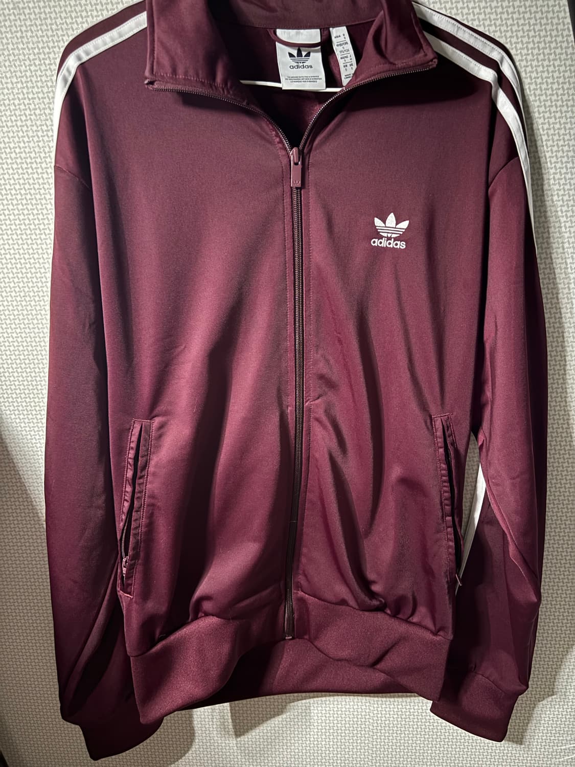 아디다스 져지 버건디 s 상품이미지3