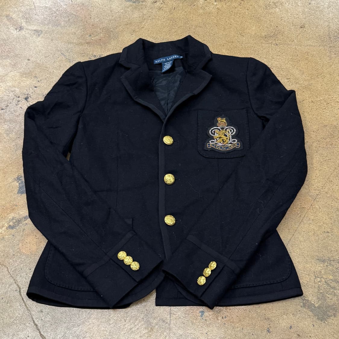 [정품/2] 폴로 랄프로렌 블랙 블레이저 금장 버튼 b17 상품이미지2