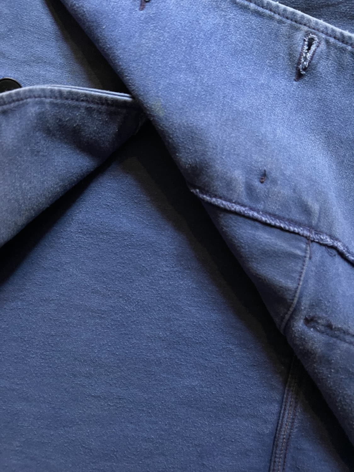 [M]90's ROFA 빈티지 페이딩 몰스킨 더블브레스트 프렌치 워크자켓 상품이미지7