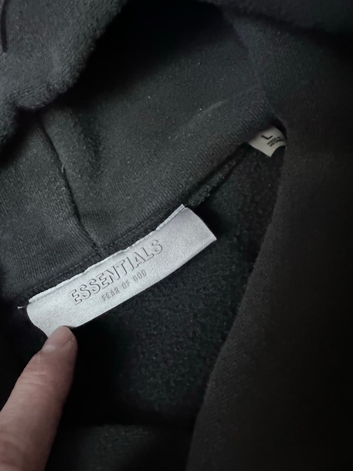에센셜 피어오브갓 후드티 L사이즈 상품이미지4